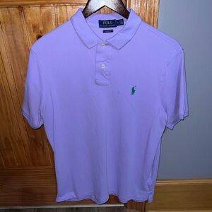 Polo by Ralph Lauren Men's Purple Polo Shirt